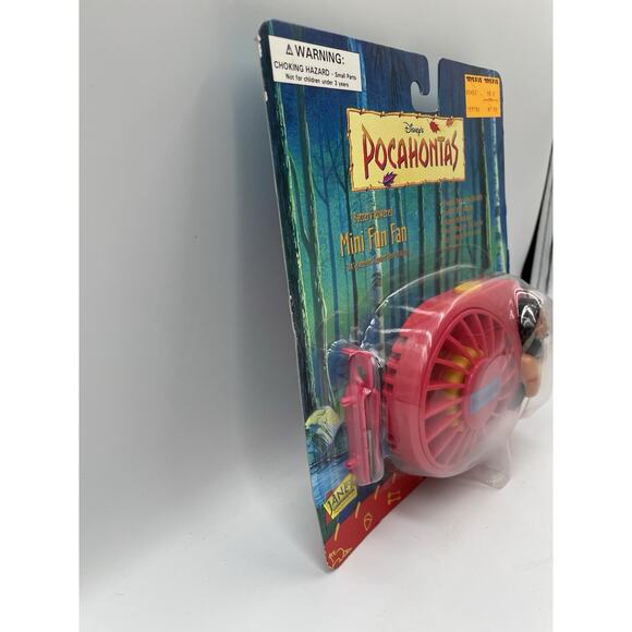 1995 Vintage Janex Disney Pocahontas Mini Fun Fan Collectible Sealed NEW! - Picture 6 of 10